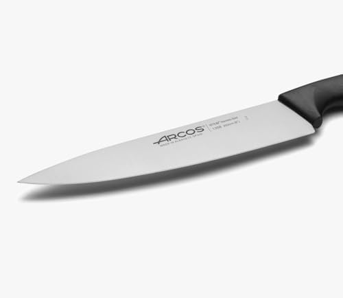 Compra Arcos Cuchillo Cocinero Profesional - Hoja de Acero Inoxidable NITRUM 200 mm, Filo Liso y Duradero, Mango Ligero y Resistente, Serie Niza en Amazon.es - Imagen 4
