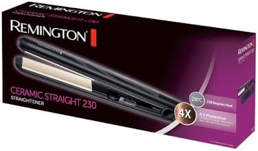 Remington Plancha de Pelo Ceramic Slim - Placas Flotantes Extralargas, Cerámica Anti-estática, Turmalina, Capa Protectora Teflón, Protección y Brillo, Temperatura 230°C, Calentamiento 15s - S3500 Amazon.es: Belleza - Imagen 9