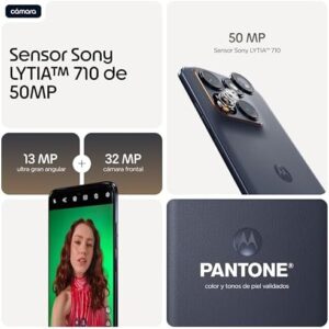 Motorola Edge 70 Fusion Pantone Silhouette 8GB 256GB, Pantalla Super HD AMOLED de 6,78″, cámara Sony Lytia 710 de 50 MP, batería de 5200 mAh Amazon.es: Electrónica