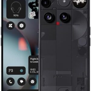 Nothing Phone (3) – Smartphone con Triple Cámara 50MP, Batería de Silicio Carbono de Larga Duración 24h, Pantalla AMOLED 6,67″ con 120Hz y Glyph Matrix, 16GB + 512GB – Negro  Amazon.es: Electrónica