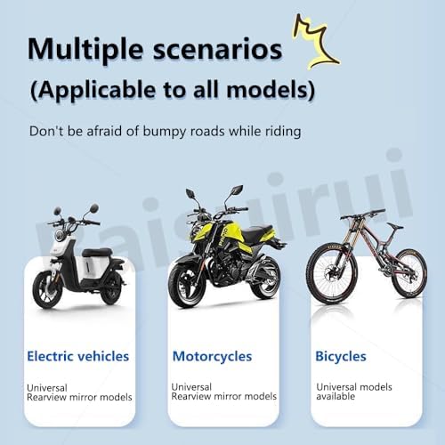 Baisirui Soporte universal para teléfono móvil para bicicleta, resistente a los golpes, a la lluvia y al sol, rotación de 360 grados, adecuado para bicicletas eléctricas, bicicletas de montaña Amazon.es: Electrónica - Imagen 3