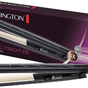 Remington Plancha de Pelo Ceramic Slim – Placas Flotantes Extralargas, Cerámica Anti-estática, Turmalina, Capa Protectora Teflón, Protección y Brillo, Temperatura 230°C, Calentamiento 15s – S3500  Amazon.es: Belleza