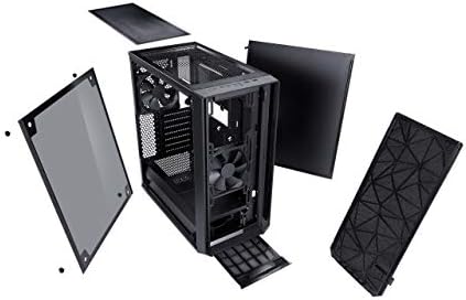 Fractal Design Caja de Ordenador Meshify C Negro con Cristal Templado, Torre ATX/mATX/ITX, Alto Flujo de Aire, Excelente Enfriamiento Amazon.es: Informática - Imagen 7