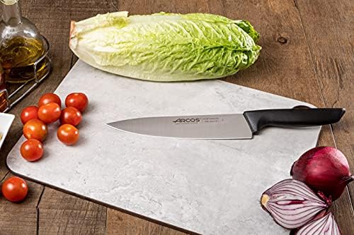 Compra Arcos Cuchillo Cocinero Profesional - Hoja de Acero Inoxidable NITRUM 200 mm, Filo Liso y Duradero, Mango Ligero y Resistente, Serie Niza en Amazon.es - Imagen 2