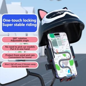 Baisirui Soporte universal para teléfono móvil para bicicleta, resistente a los golpes, a la lluvia y al sol, rotación de 360 grados, adecuado para bicicletas eléctricas, bicicletas de montaña Amazon.es: Electrónica