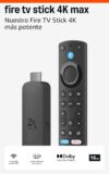 Amazon Fire TV Stick 4K Max (Última generación), Dispositivo de streaming compatible con Wi-Fi 6E y fondo ambiental, encuentra series más rápido con Alexa+