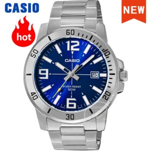 Casio montre pour hommes marque de luxe ensemble quartz 50 m étanche hommes montre lumineuse Sport militaire montre relogio masculino MTP-VD01D - AliExpress 1511