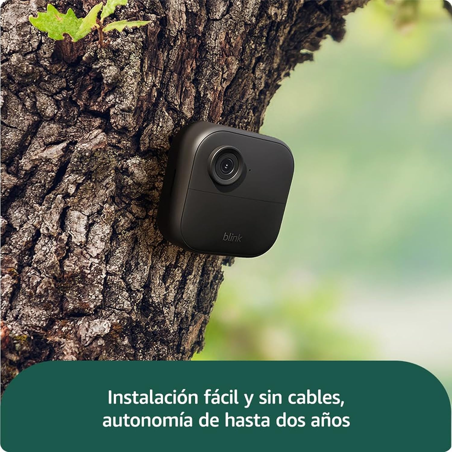 Chollo Blink Outdoor 4 + Cámara Mini 2K+ Blink Blanco (última generación) | cámara de seguridad inteligente HD sin cables, 2 años de autonomía| sistema de 4 cámara con Sync Module Core...