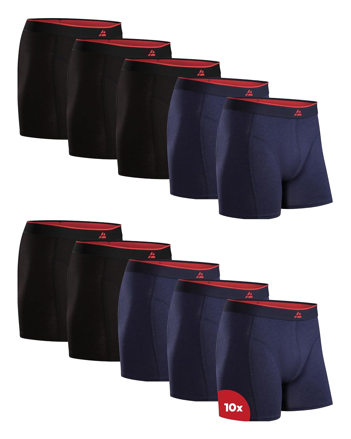 Chollo DANISH ENDURANCE Calzoncillos Hombre Boxer de Bambu, con o Sin Bragueta, Suaves y Elásticos, 3, 6 o 10 Pack - Boxer Hombre, Ropa Interior