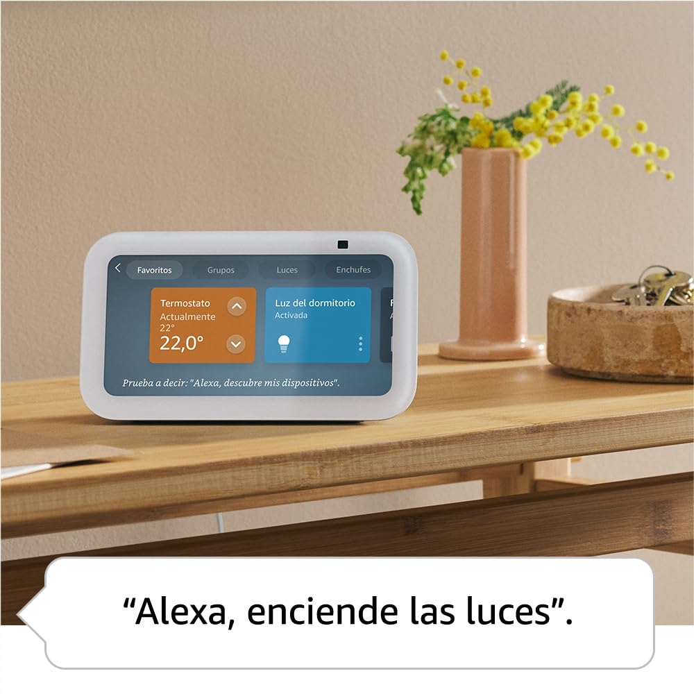 Chollo Echo Show 5 (Última generación) | Pantalla táctil inteligente diseñada para controlar tus dispositivos de Hogar digital y más | Antracita, con Acceso Anticipado a Alexa+