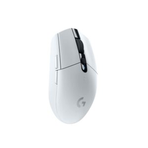 Chollo Logitech G305 Lightspeed Ratón Gaming Inalámbrico, Captor Hero 12K, 12,000 dpi, Ultra-Ligero, Batería de 250h, 6 Botones Programables, Memoría Integrada, PC/Mac, Blanco