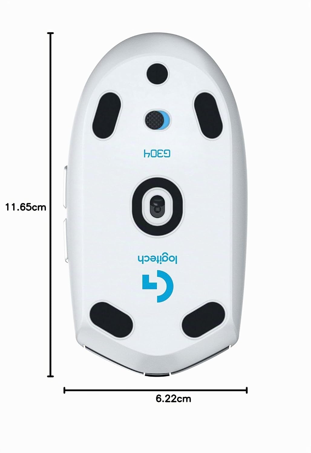 Chollo Logitech G305 Lightspeed Ratón Gaming Inalámbrico, Captor Hero 12K, 12,000 dpi, Ultra-Ligero, Batería de 250h, 6 Botones Programables, Memoría Integrada, PC/Mac, Blanco