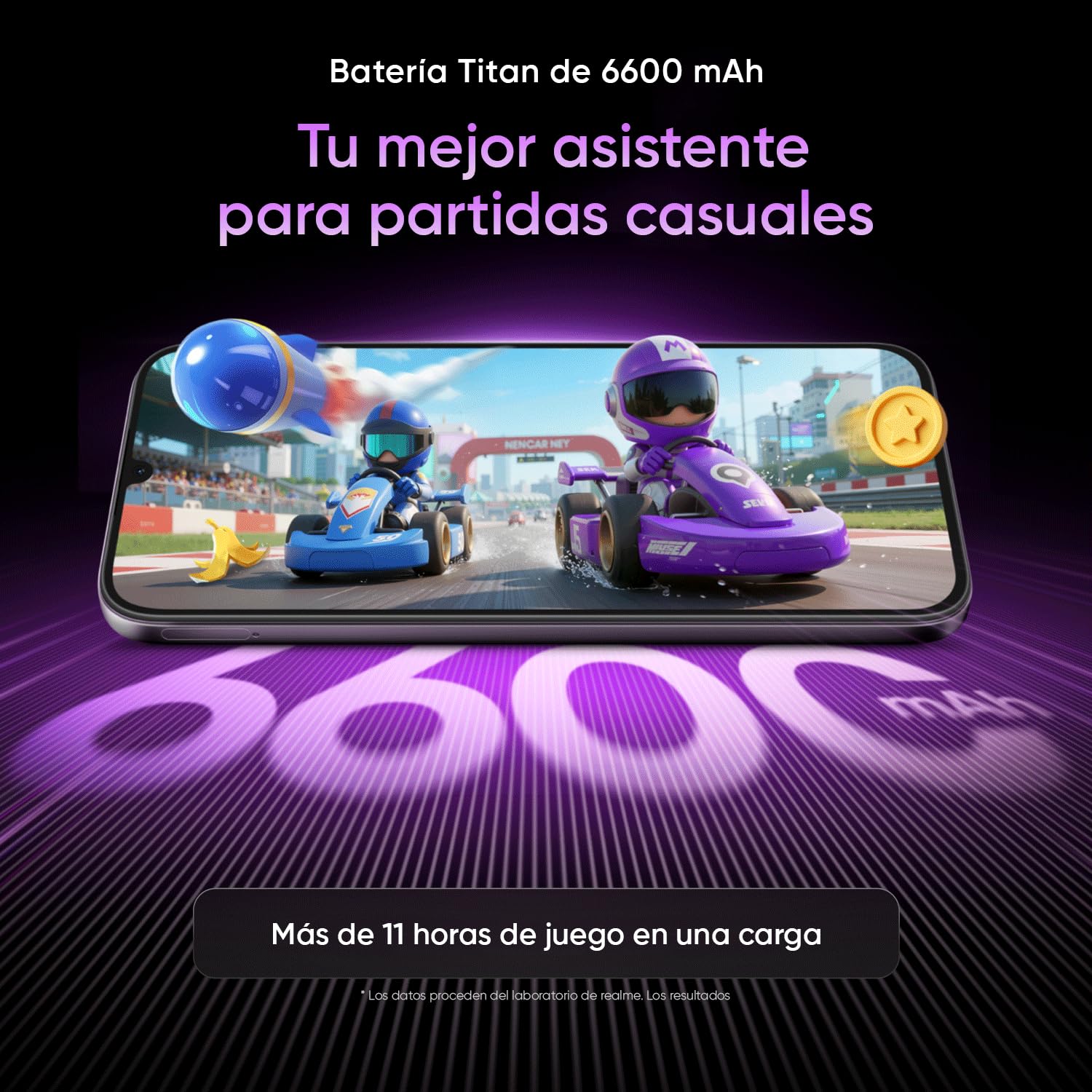Chollo Smartphone realme P4 Lite 4G, 4GB+256GB, Pantalla LCD HD 120Hz 6,8", Batería Titan 6600mAh, Carga 15W, Carga inversa 6W, IP64 Antipolvo e Impermeable, Sistema Next IA, Gris...