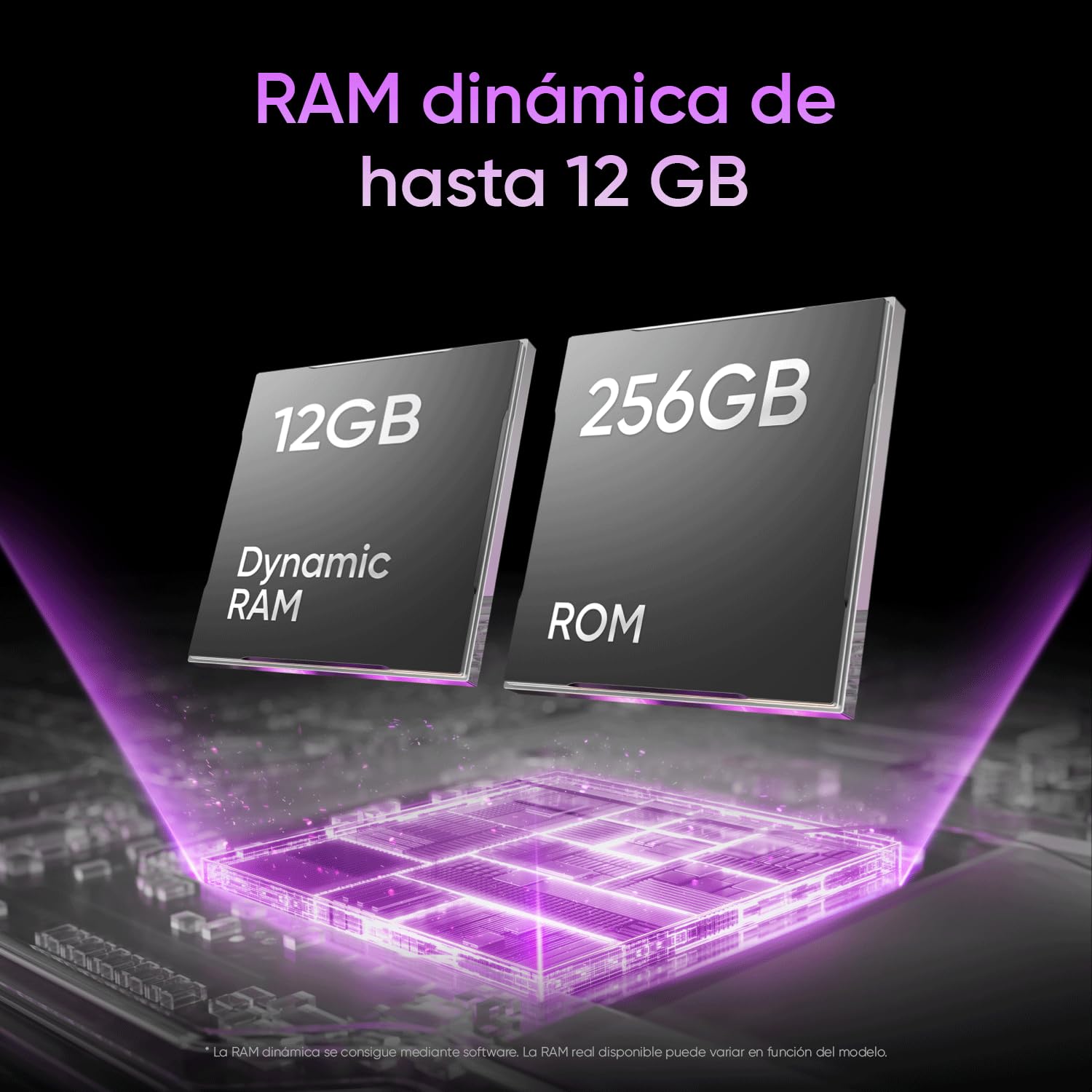 Chollo Smartphone realme P4 Lite 4G, 4GB+256GB, Pantalla LCD HD 120Hz 6,8", Batería Titan 6600mAh, Carga 15W, Carga inversa 6W, IP64 Antipolvo e Impermeable, Sistema Next IA, Gris...