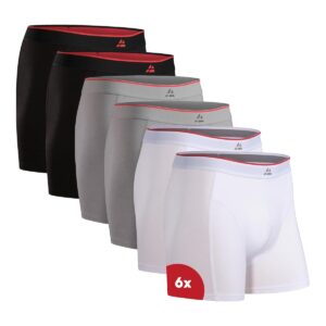 DANISH ENDURANCE Calzoncillos Hombre Boxer de Bambu, con o Sin Bragueta, Suaves y Elásticos, 3, 6 o 10 Pack - Boxer Hombre, Ropa Interior