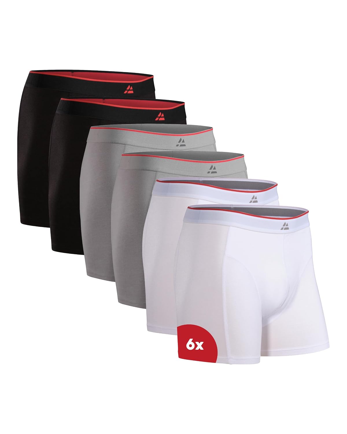 DANISH ENDURANCE Calzoncillos Hombre Boxer de Bambu, con o Sin Bragueta, Suaves y Elásticos, 3, 6 o 10 Pack - Boxer Hombre, Ropa Interior