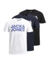 JACK & JONES T-Shirt 3-Pack Logo O-Neck T-Shirt