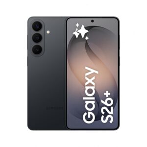 Samsung Galaxy S26+ 256GB, Mobile Phone with Galaxy AI, 50MP Camera, 12GB RAM, 4900mAh Battery, Manufacturer Warranty 3 Years + 1 Year Extra Year, Black (Spanish Version)