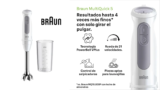 Braun Minipimer MultiQuick 5 MQ50001MWH, 1000 W, barata en Amazon
