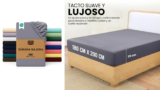 ¡Chollazo Increíble! Sabana Bajera Utopia Bedding 180×200 Gris con (-59%)