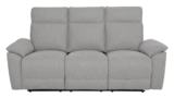 Sofá ALOISE 3 plazas relax manual gris: Chollo por solo 149,90 € en Conforama (-77% Dto.)