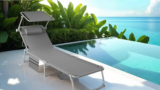¡Oferta! Tumbona plegable TecTake con parasol por 42,76€ y envío gratis
