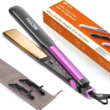 ¡Increíble Oferta Flash! Faszin Toura para Pelo Titanio con 71% Descuento – Alisador Profesional 2 en 1, Rápido y Seguro
